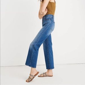 Madewell Slim Wide-Leg Jeans in Olympia Wash: Button-Front Edition size 26